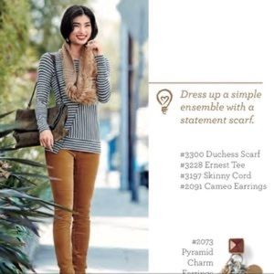 CAbi Navy striped knit Ernest long sleeve shirt